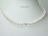 Classic White Roundish Pearl Necklace 6-7mm