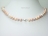 Harmony Lavender Peach White Roundish Pearl Necklace_7-8mm