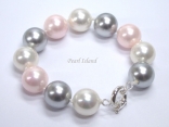 Bridal Pearls - Utopia Pink GW Shell Pearl Bracelet