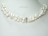 Princess 2-Row White Keshi Pearl Necklace 8-9mm