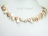 Art Deco Yellow WB Coin Pearl Necklace