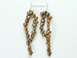 Miniature Brown Baroque Pearl Earrings