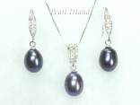 Pearl Pendant and Earring Sets