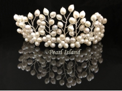 Pretty Princess Freshwater Pearl Wedding Tiara