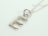 Sterling Silver Initial E Pendant Necklace