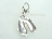 Clip on Charms - Silver Slipper Charm